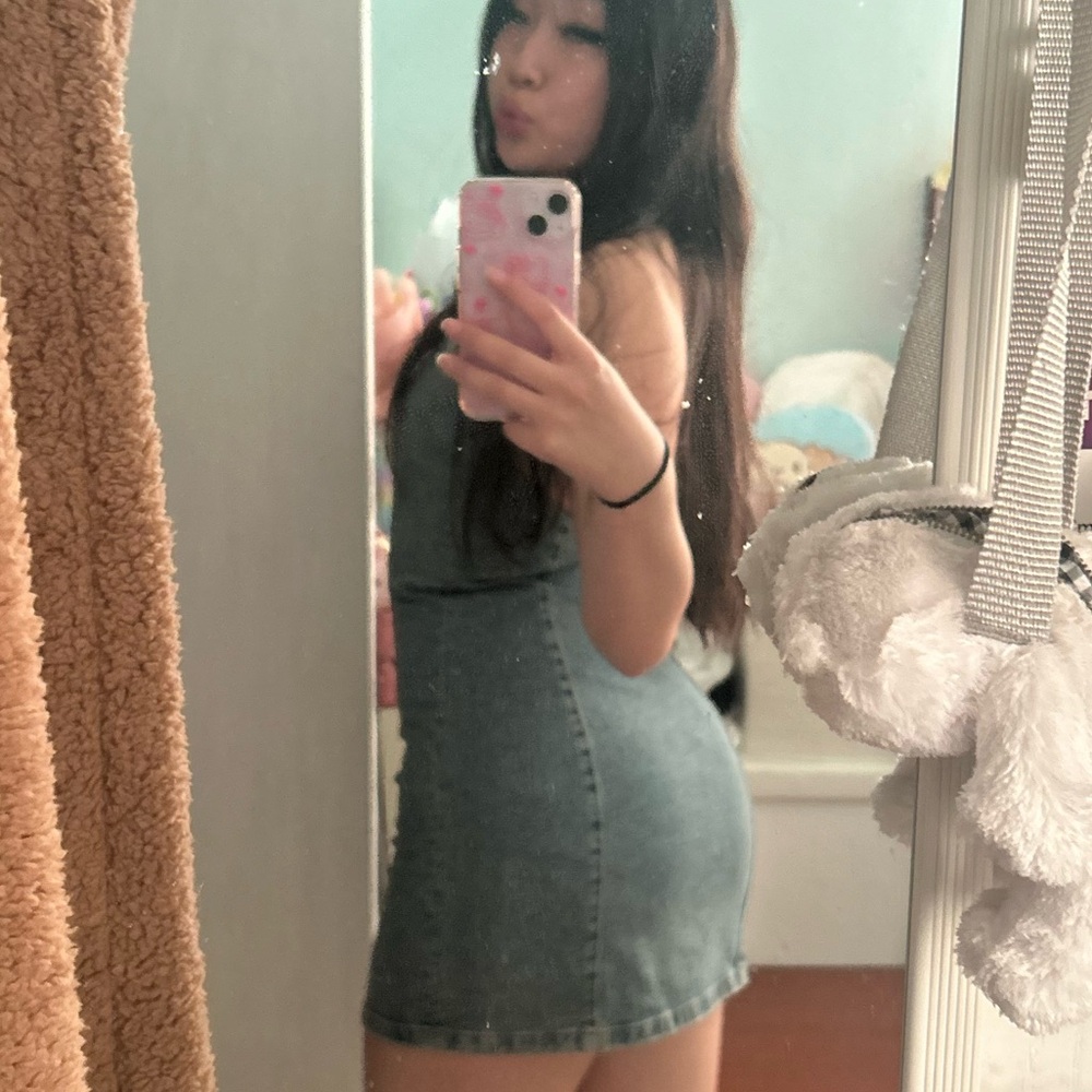 Stylish Blue Denim Dress